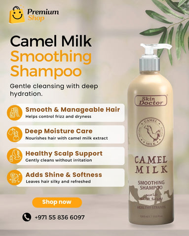 Camel Milk Smoothening Shampoo- 1L