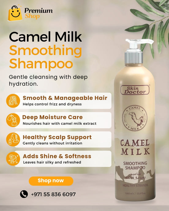 Camel Milk Smoothening Shampoo- 1L